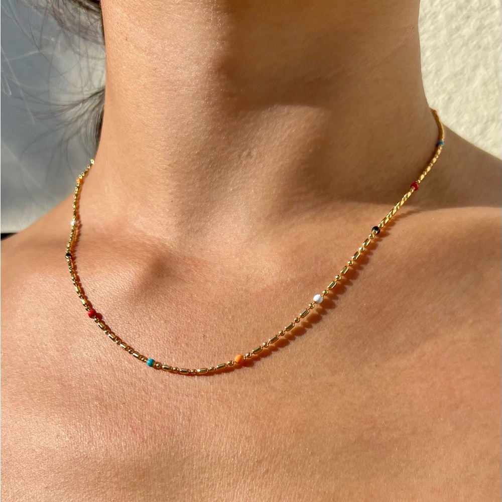 Little beads gold chain